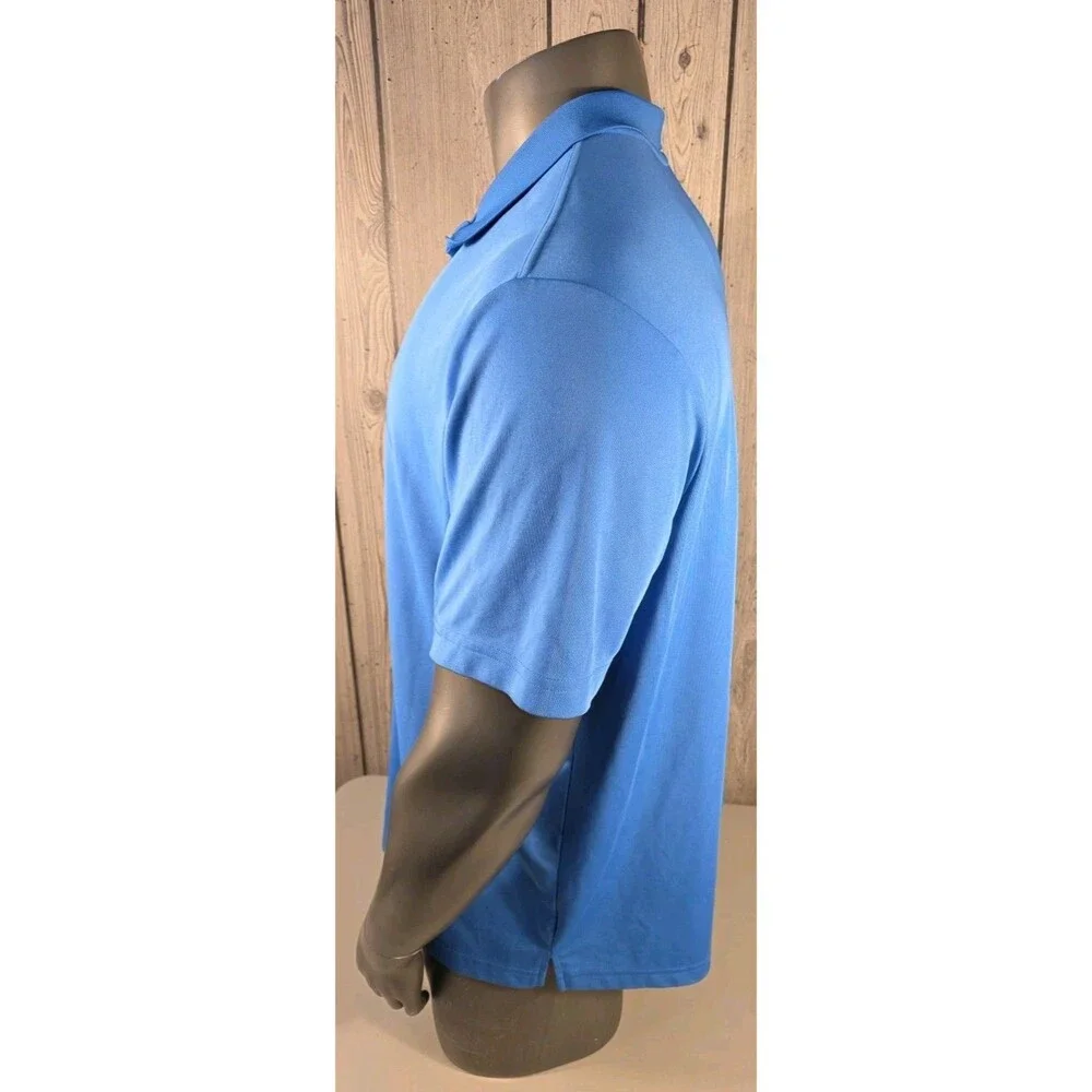 Walmart Polo Shirt Mens 3XL Blue Golf Stretch Employee Worker (Lot Of 2)
